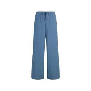Skims Cotton Poplin Straight Leg Pant Harbor Size Small thumbnail 7