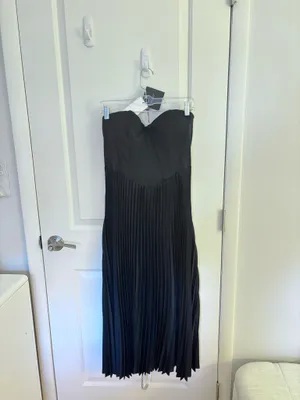 Club L London Midi Dress Black Corset thumbnail 2