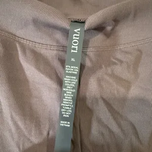 Vuori Pose Wide Leg Pants Chia‎ Gray Brown Ribbed Knit Relaxed Fit Size XL NWT thumbnail 6