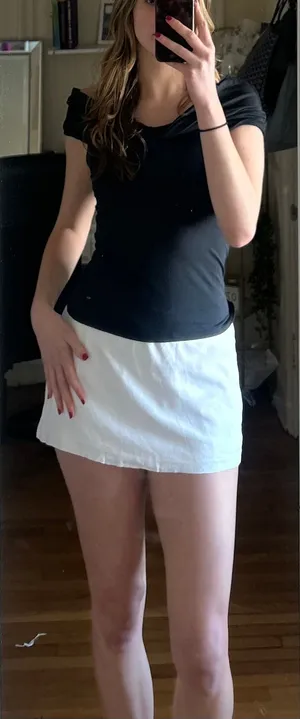 Abercrombie Linen Blend Curve Love Scarlett Mini Skirt thumbnail 1