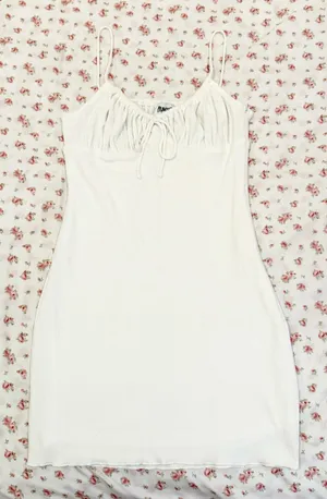 Princess Polly White Slow Dancing Mini Dress thumbnail 2