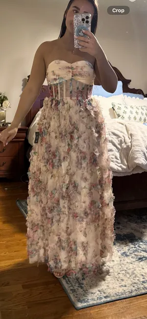 Lulus Dress Maxi Floral thumbnail 2