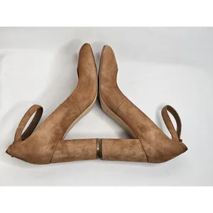 Marc Fisher‎ Tan Maryjane Platform Suede Block Heels Ankle Strap Womens Size 9.5 thumbnail 4