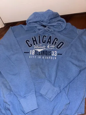 CHICAGO HOODIE Blue Size L thumbnail 1