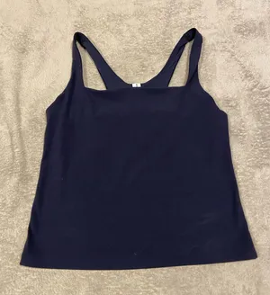 All In Motion Navy Blue Racerback Tank Top thumbnail 1