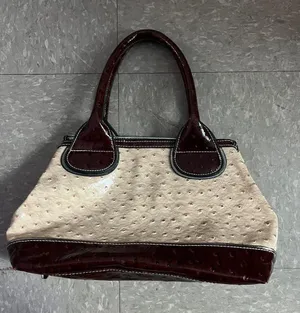 Elite Jeans Ostrich leather shoulder bag thumbnail 2