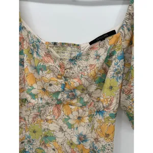 19‎ Cooper Floral Milkmaid Midi Dress Sz XL Puff Sleeve Cottagecore Romantic thumbnail 7