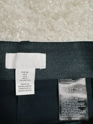 H&M Women’s pants blue dark dress thumbnail 3