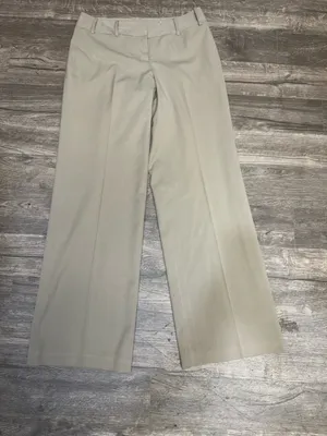 LOFT Women's Wide-Leg Dress Pants in Beige thumbnail 3