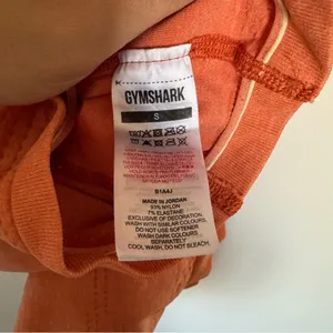 Gymshark Women's Vital Seamless 2.0 Shorts High Waist Apricot Orange Marl Size S thumbnail 5