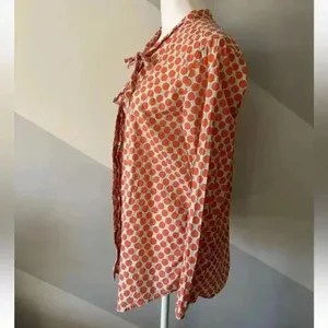 Fossil polka dot blouse thumbnail 5