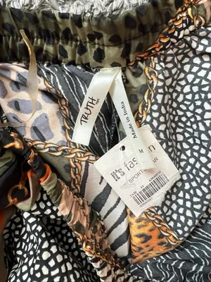 NWT truth fashion Bold Animal Patchwork‎ Maxi Skirt in Green and Yellow thumbnail 10