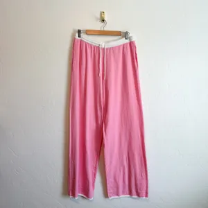 The Bar | Carter Terry Cloth Tank & Wide Leg Sweatpants Set in Pink | Med/Large thumbnail 10