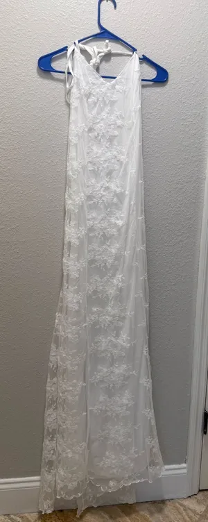 White lace beach dress thumbnail 1