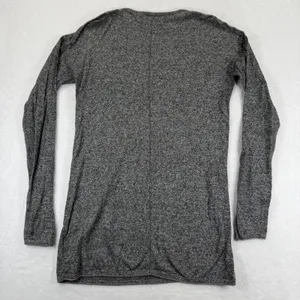 ASOS‎ Womens Gray Marl Long Sleeve Cotton T-Shirt Crew Neck Size Medium 02807490 thumbnail 7