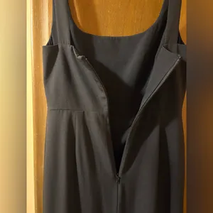BHLDN Catarina Crepe Maxi Dress in Black thumbnail 7
