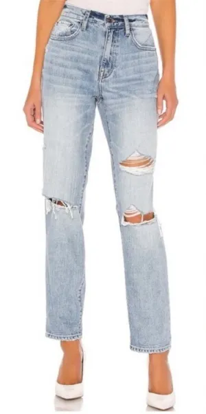 Pistola Presley High Rise‎ Relaxed Roller Jeans in Primetime thumbnail 1