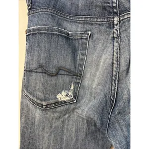 7 For All Mankind Jeans size 33 Blue Austyn Regular Fit Straight Leg Stretch thumbnail 5