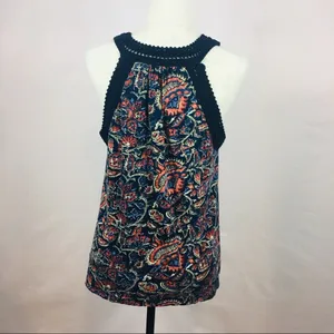 Lucky Brand Sleeveless Floral print Tank Size L thumbnail 3