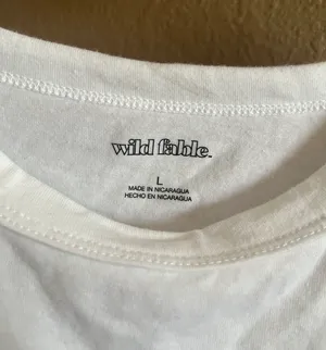 Wild Fable White Cropped Tee thumbnail 2