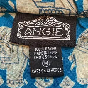 121 Angie Strapless Shorts Boho Elephant Romper Size Medium thumbnail 4
