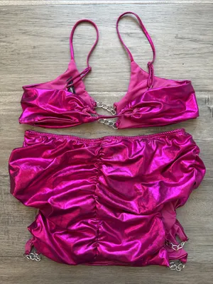Dolls Kill Poster Girl Hot Pink Set thumbnail 3