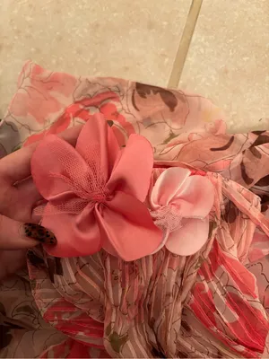 Victoria's Secret Vintage Pink Floral Halter High-Low Dress thumbnail 9