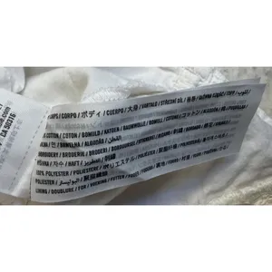 Abercrombie & Fitch Blouse Womens Medium White Eyelet Puff Sleeve Baby Doll‎ thumbnail 5