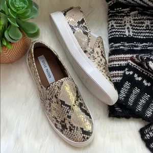 steve madden• safary python snakeskin metallic sneakers thumbnail 19