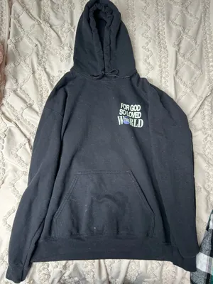 Jesus Loves You Sweatshirt Black Size M thumbnail 1