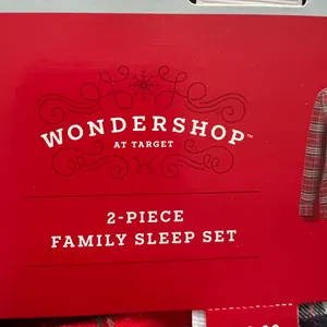 WonderShop Women's XXL Two Piece‎ Set Cotton Red Plaid Flannel Christmas Pajamas thumbnail 5