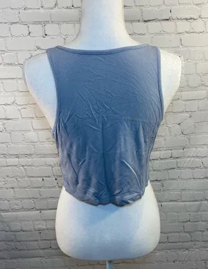 BLUSH MARK "Oh My Blue" Cropped Tank Top thumbnail 3