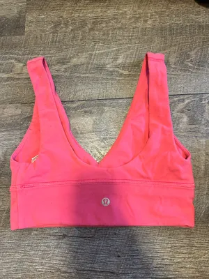 Pink Lululemon Sports Bra 4 thumbnail 2