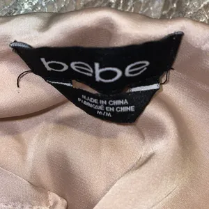 Beautiful!!! Bebe M dress top lace mesh and satin feel under dress thumbnail 6