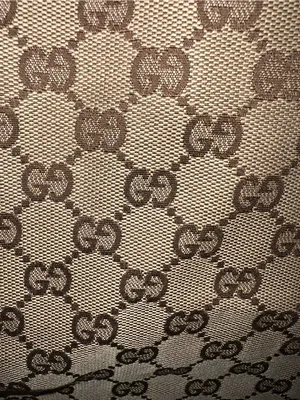 VTG Gucci Beige GG Supreme Canvas Shoulder Bag with Burgundy/Dark Red Accents thumbnail 10