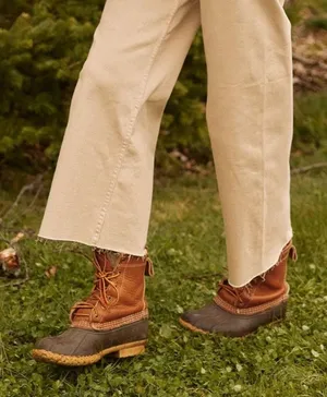 L.L. Bean | 8" Waterproof Leather Duck Boots Brown Size 6 thumbnail 1