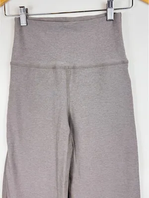 Beyond Yoga High Waisted Wide Leg Cropped Pants Oatmeal Beige Size M thumbnail 4
