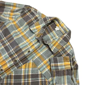 Aerie Plaid Flannel Button Shirt Oversized Cabin Core Indie Sleaze Grunge thumbnail 2