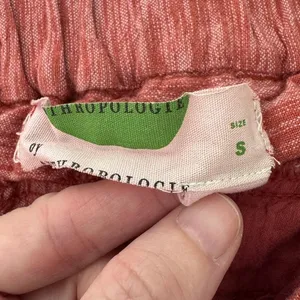 Anthropologie Red Space Dye Jogger Pants Size Small Boho‎ Lounge Casual Cotton thumbnail 9