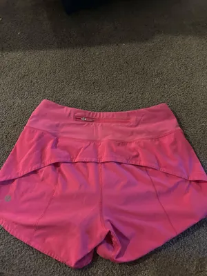 Lululemon Pink Shorts 4" Speed Up thumbnail 3