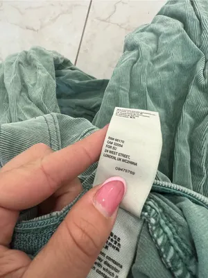 Free People Green Corduroy Flare Pull On Pants Size 27 thumbnail 4