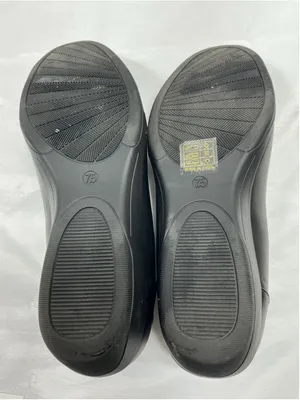 Dream Paris Womans New Slip On Ballet Style Shoes Size 7.5 Black Wedge Heel thumbnail 7