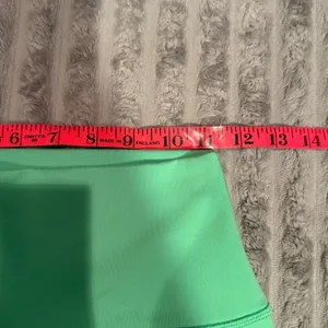 Alo Yoga High Waist Biker Shorts Neon Green XS RN87370 Athletic Activewear thumbnail 4