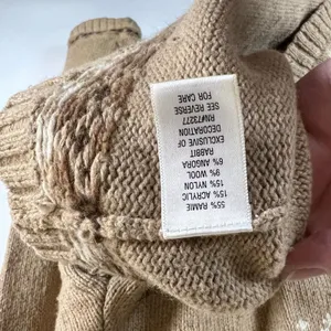 Croft & Barrow Women's Size Small Fair‎ Isle Pinecone Zip Up Cardigan Sweater thumbnail 6