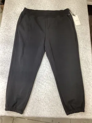CALIA Soft Scuba Fleece Cinch Jogger High Rise Black WAX115 Women XXL NWT thumbnail 1