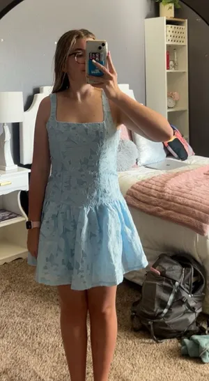 Lulus Blue Mini Dress thumbnail 1