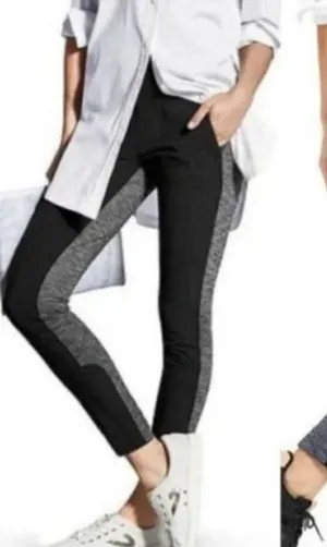 Athleta Highline Hybrid Ankle Legging Pant Grey Balck Size 8 thumbnail 1