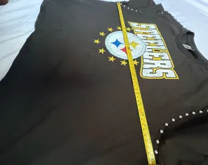 Gameday Couture Pittsburgh Steelers Studded T-Shirt Women’s 2XL Black NWT NFL new with tags thumbnail 9