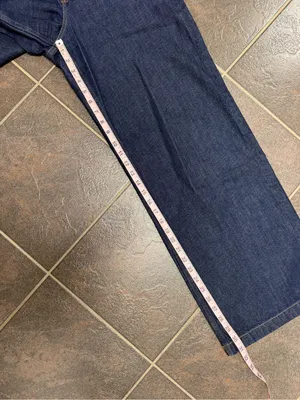 Abercrombie & Fitch High Rise Wide Leg Denim Jeans Blue Curve Love 27 LONG TALL thumbnail 10