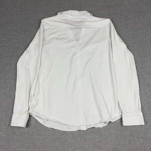 Buttercloth Shirt Womens Medium White Regular Fit Icy Cotton Stretch Long Sleeve thumbnail 6